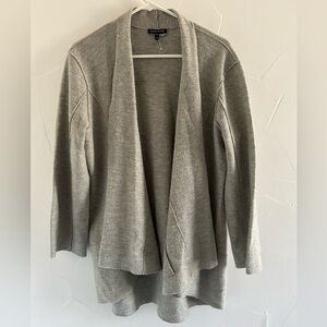 Eileen Fisher merino Wool Open Front Cardigan Sweater